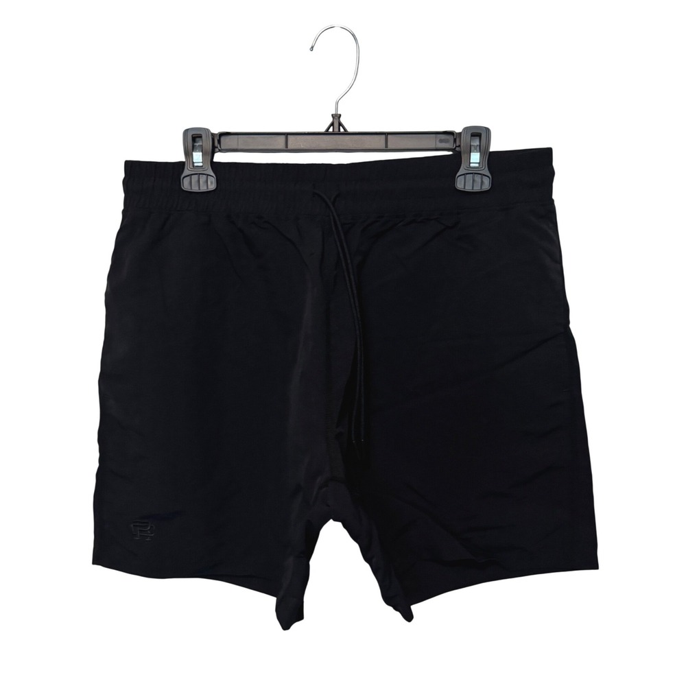 Reigning Champ Swim Trunks Mens Large Black Nylon Performance Stretch Drawcord